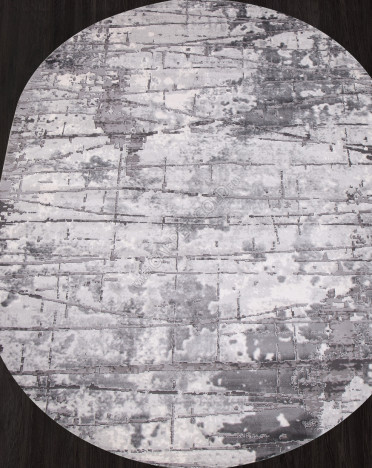 Ковер турецкий 03752A ARMINA (PP Heatset Высокоплотный, серый)