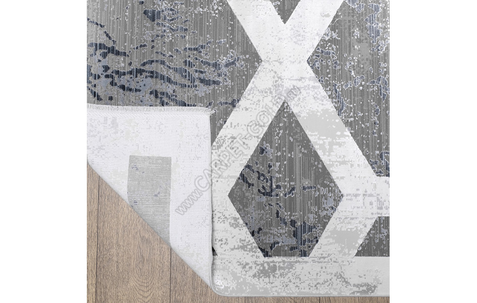 Ковер ДИЗАЙН M570B ЦВЕТ C_DGRAY / CREAM