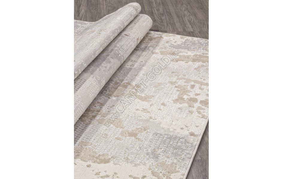 Ковер F171 - CREAM-GREEN - Прямоугольник - коллекция LIMAN