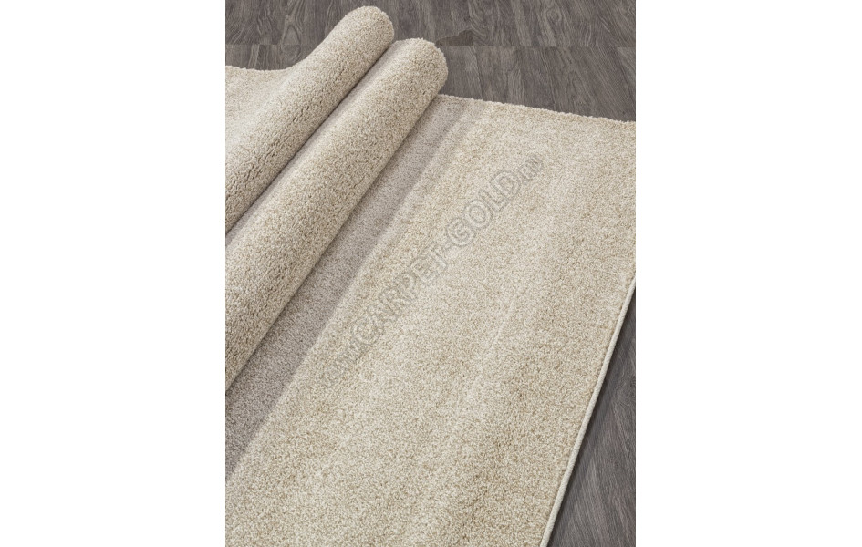 Однотонный бежевый ковер T600 - LIGHT BEIGE - Прямоугольник - коллекция SOFIA