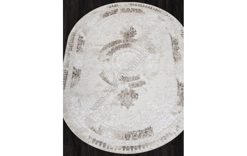 Ковер 04087A - BROWN / BROWN - Овал - коллекция ARMINA