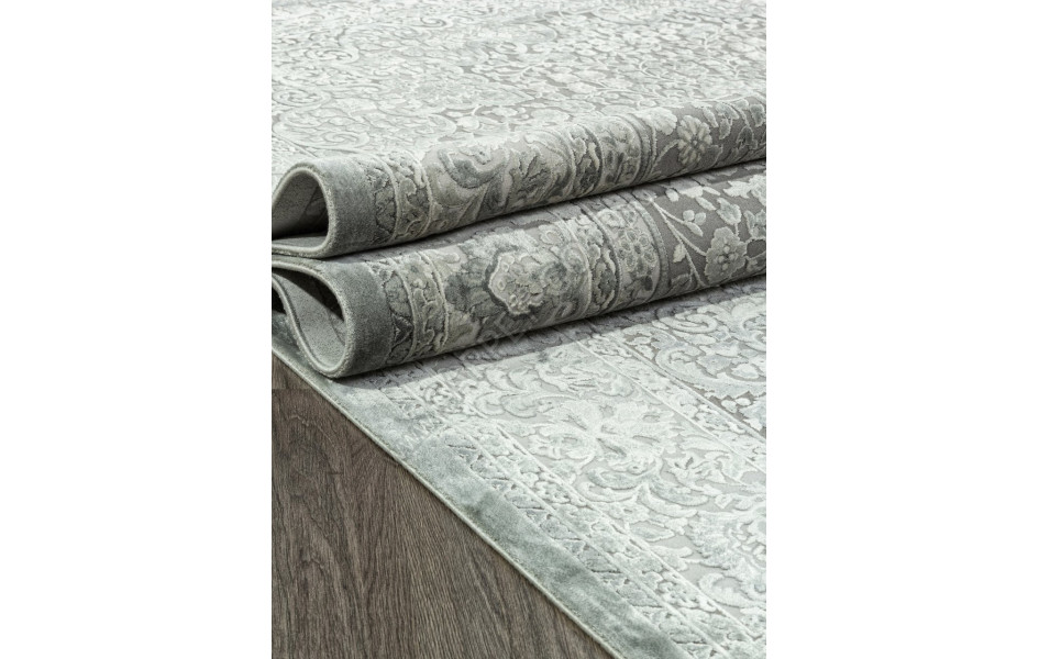 Ковер A028AF - GREY / L.GREY - Прямоугольник - коллекция EMPEROS
