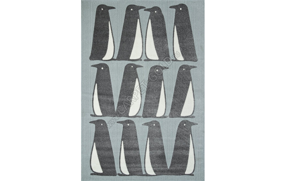 Ковер F007 - GRAY - Прямоугольник - коллекция SOFIT