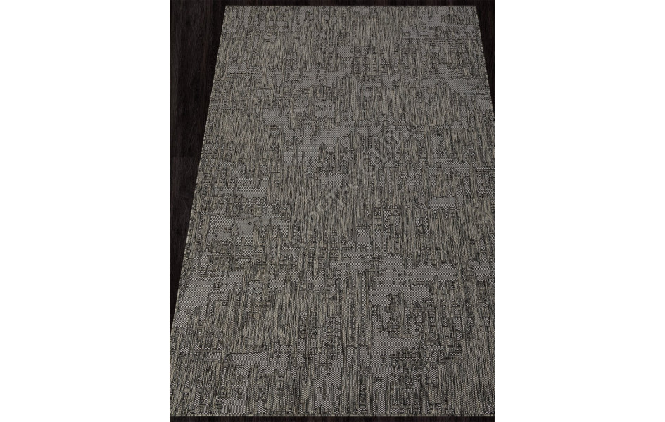 Ковер S144 - BLACK-GRAY - Прямоугольник - коллекция KAIR
