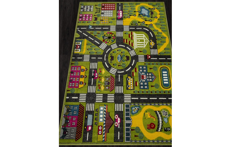 Ковер C070 - GREEN - Прямоугольник - коллекция ORION