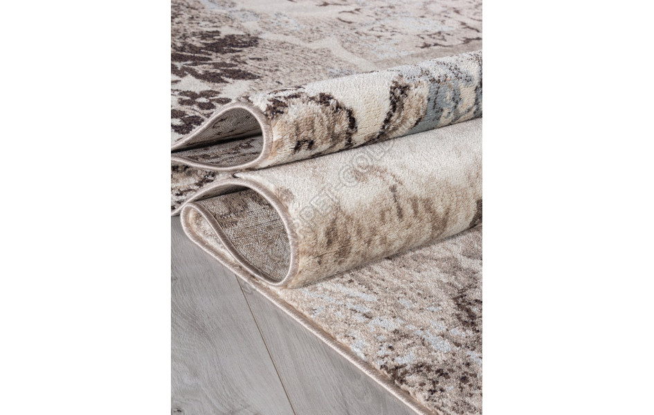 Ковер MP03 - BEIGE - Прямоугольник - коллекция IRIS