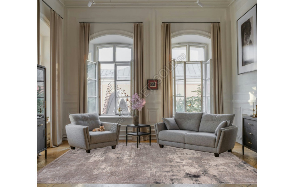 Ковер O2116 - 995 GREY / GREY - Прямоугольник - коллекция BRAND