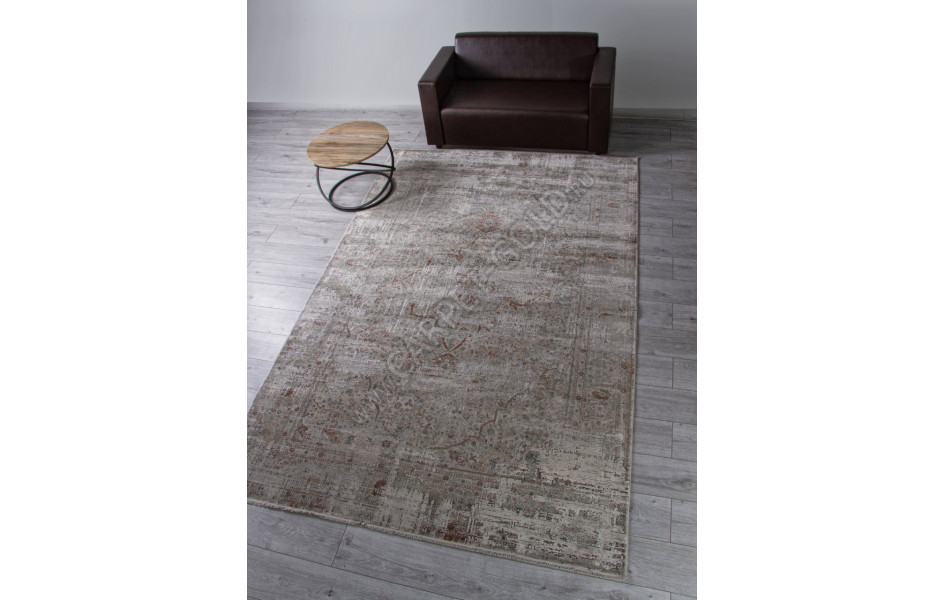 Ковер B860G2 - CREAM / L.GREY - Прямоугольник - коллекция ROYAL