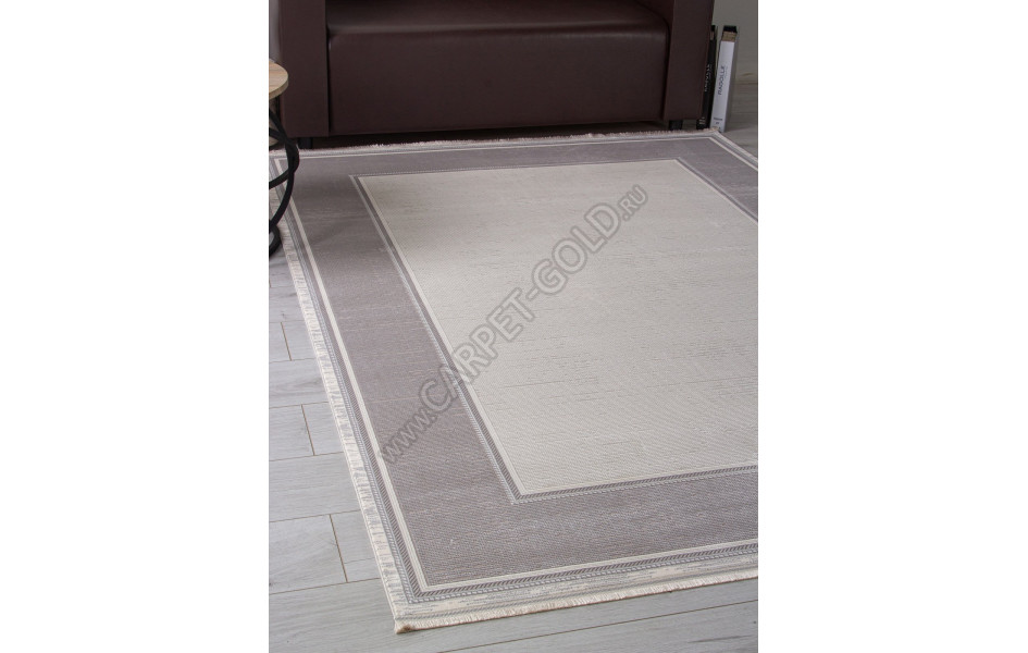 Ковер 00182 - GREY / CREAM - Прямоугольник - коллекция DUBAI