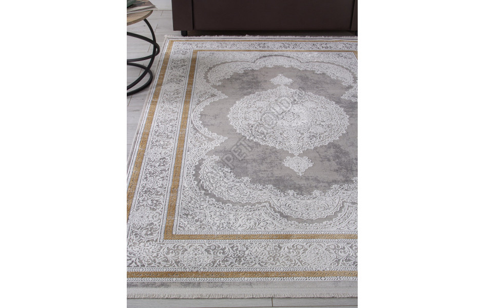 Ковер 26162A - GREY / WHITE - Прямоугольник - коллекция ANATOLIA